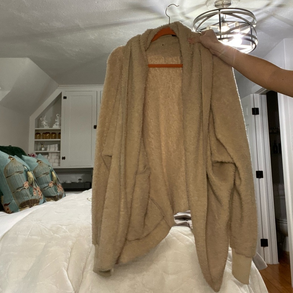 TAN SHERPA JACKET - Picture 4 of 5